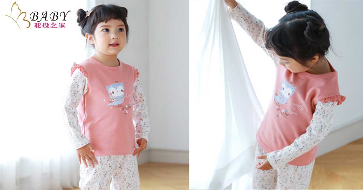 姊的的可愛不止於戶外，俏皮不失可愛北投之家韓國兒童居家服，重點穿起來超舒服｜寶寶衣服知識