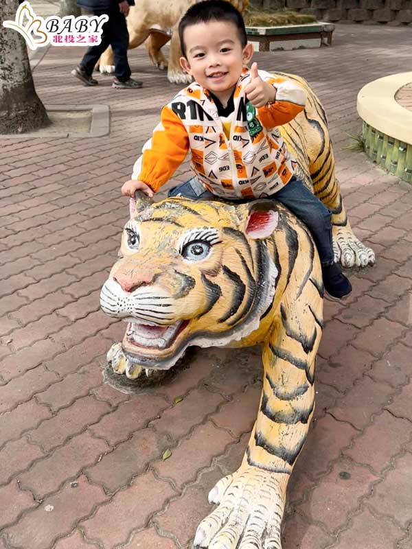 虎與寶寶的圖像在中國文化中有着很深的寓意。通常，寶寶與虎的圖像代表了保護和守護的意義，表明虎是一個守衛和保護寶寶的動物。此外，虎也被認為是預示幸運和好運的動物，因此，寶寶與虎的圖像也可以被看作是祝福寶寶幸運健康的象徵。