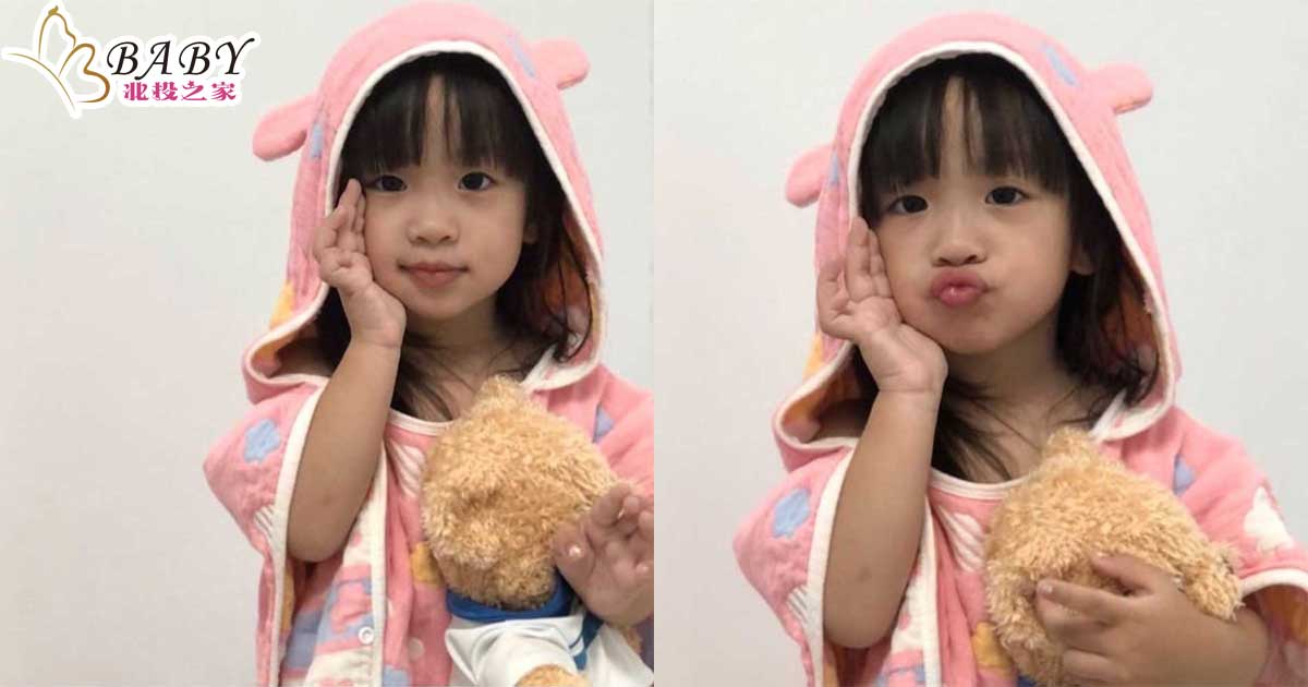 一穿就不想脫下來-北投之家超實用兒童連帽浴巾斗篷-快速吸水又方便｜愛笑寶寶恩恩｜北投之家分享寶寶喜悅