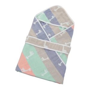 北投之家新生兒包巾｜六層紗多功能設計，可當包巾蓋被兩用