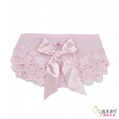 寶寶蕾絲短褲:寶寶蝴蝶結包屁褲，女孩最愛的蕾絲蛋糕層設計，舒適好穿又好看。漂亮的蝴蝶結裝飾就像一個漂亮的公主