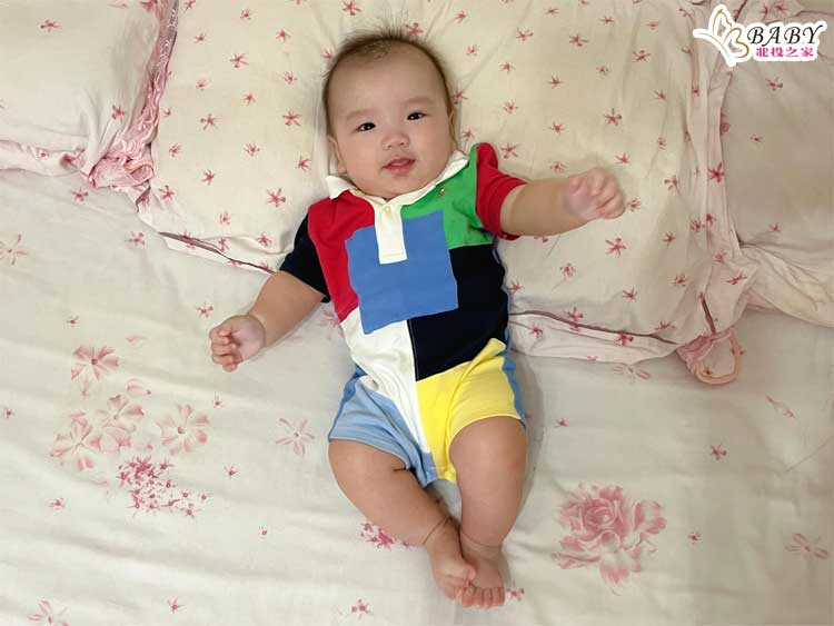 可愛帥氣時尚的Polo Ralph Lauren童裝嬰兒服-五個月小老虎心得分享